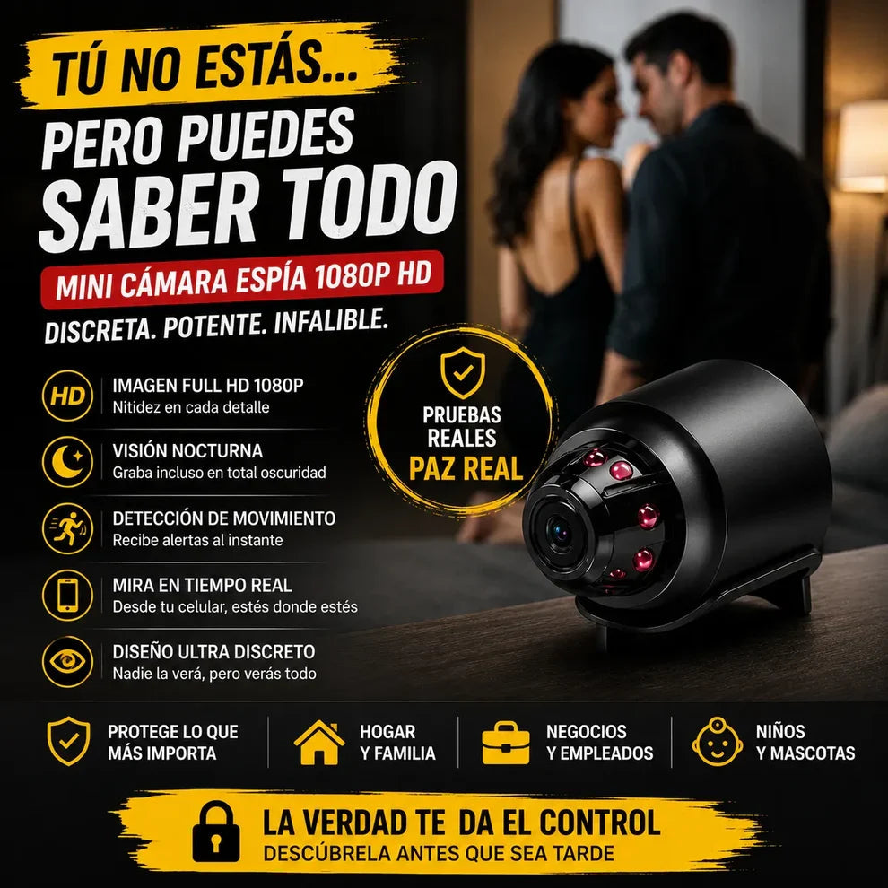 Mini Camara espia x5 COMPRA 1 Y LLÉVATE 2