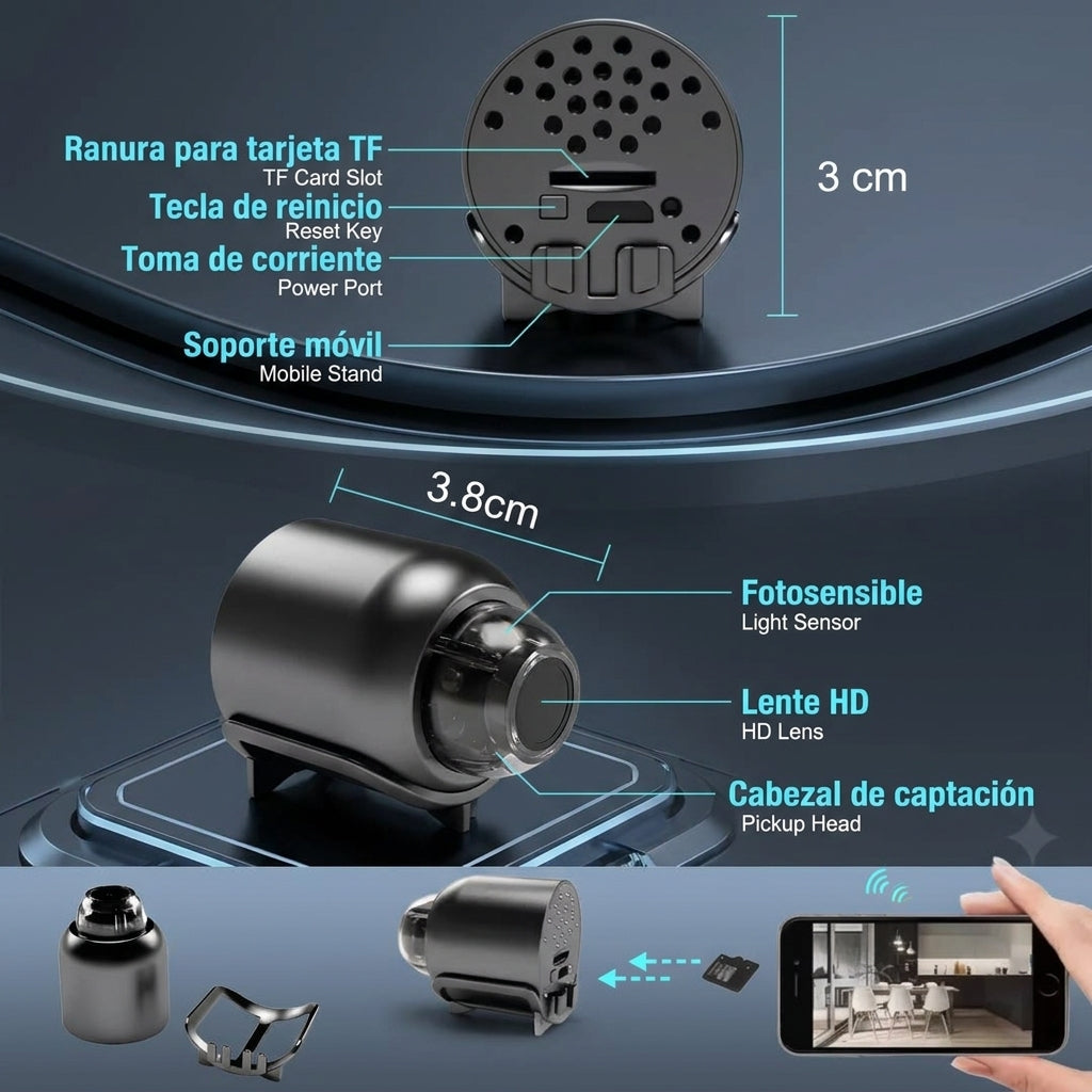 Mini Camara espia x5 COMPRA 1 Y LLÉVATE 2
